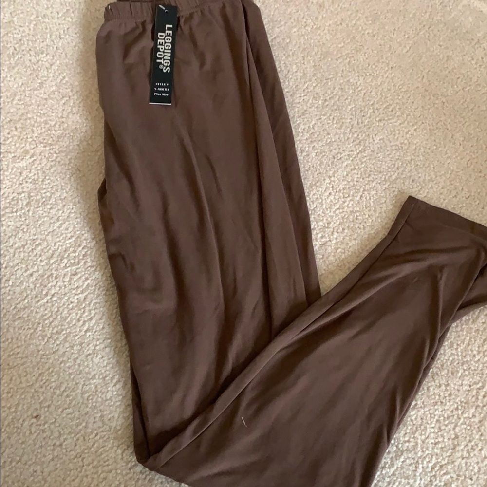 Brown leggings